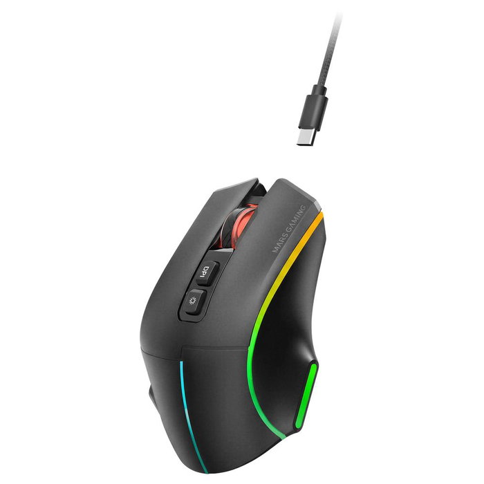Mars Gaming MMW-VECTOR Ratón Inalámbrico Tri-mode Negro Mars Gaming MMW-VECTOR Ratón Inalámbrico Tri-mode Negro