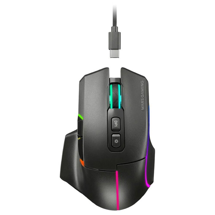 Mars Gaming MMW-VECTOR Ratón Inalámbrico Tri-mode Negro Mars Gaming MMW-VECTOR Ratón Inalámbrico Tri-mode Negro