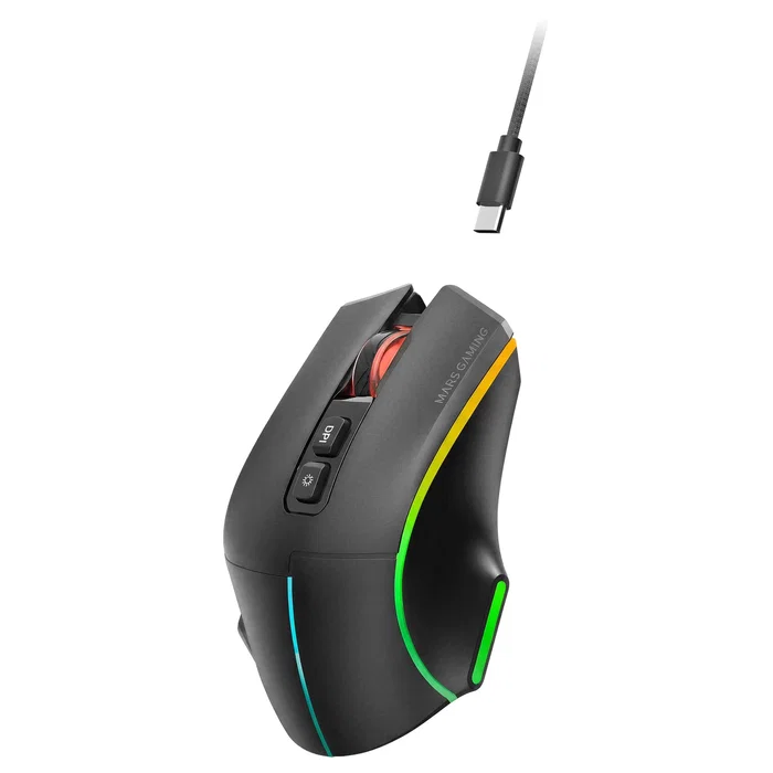 Mars Gaming MMW-VECTOR Ratón Inalámbrico Tri-mode Negro Mars Gaming MMW-VECTOR Ratón Inalámbrico Tri-mode Negro