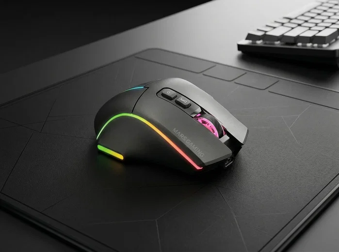 Mars Gaming MMW-VECTOR Ratón Inalámbrico Tri-mode Negro Mars Gaming MMW-VECTOR Ratón Inalámbrico Tri-mode Negro