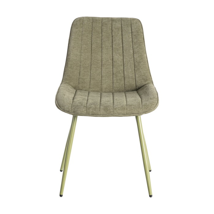 Silla Verde Tejido-Metal Contract 50 X 60 X 85 cm (Set de 4)