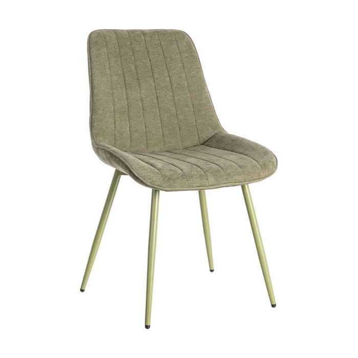 Silla Verde Tejido-Metal Contract 50 X 60 X 85 cm (Set de 4)