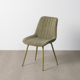 Silla Verde Tejido-Metal Contract 50 X 60 X 85 cm (Set de 4)