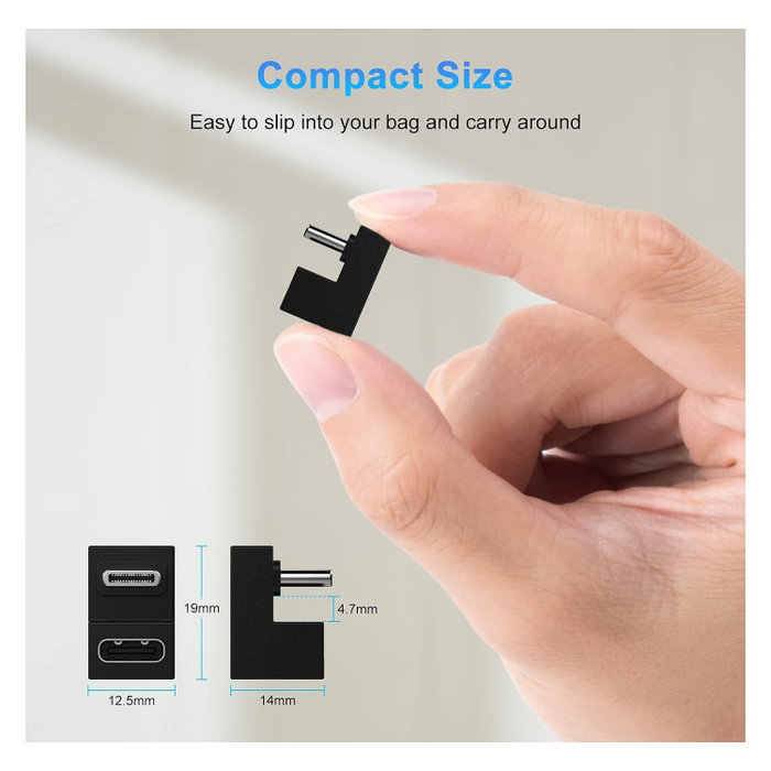 Equip Adaptador USB-C a USB-C 10Gbps 100W PD 2 Pack