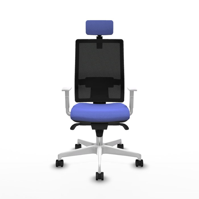 PIQUERAS Y CRESPO Silla de oficina Horna con mecanismo Sincro, Azul claro y Negro PIQUERAS Y CRESPO Silla de oficina Horna con mecanismo Sincro, Azul claro y Negro