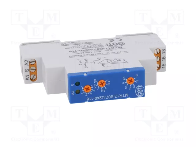 DOBRY CZAS MTR Relé de tiempo SPDT 1s÷100h 250VAC/16A