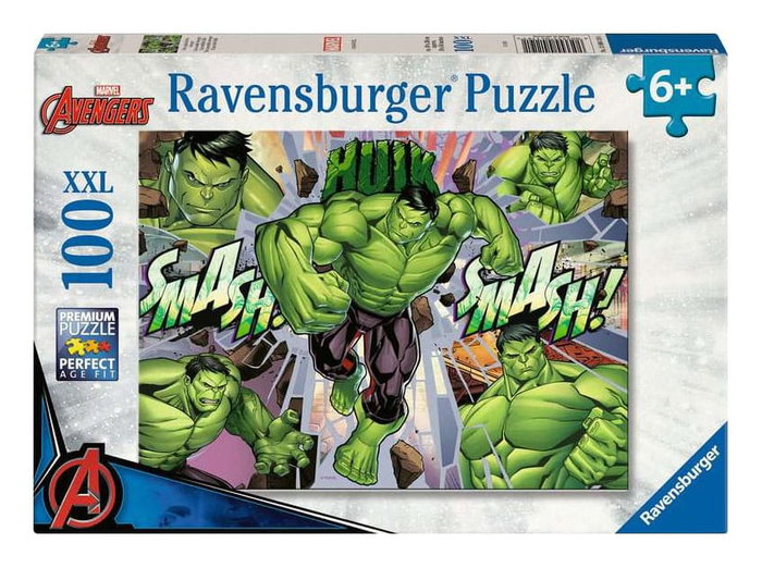RAVENSBURGER Puzzle Hulk Marvel XXL 100 piezas RAVENSBURGER Puzzle Hulk Marvel XXL 100 piezas