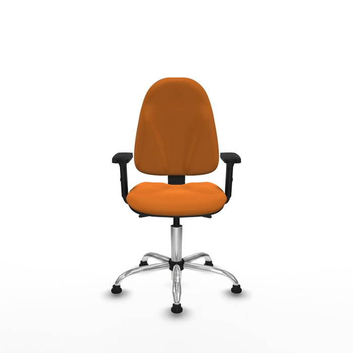 PIQUERAS Y CRESPO Silla de oficina Algarra Naranja con Mecanismo Asincro