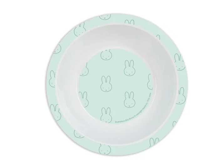Safta Set de Platos, Cubiertos y Vaso Miffy Menta