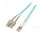 Qoltec Patchcord de fibra óptica LC/UPC - SC/UPC Multimode OM4 50/125 Duplex 5m