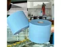 Amoos Papel secamanos industrial 2 capas azul paquete de 2 rollos