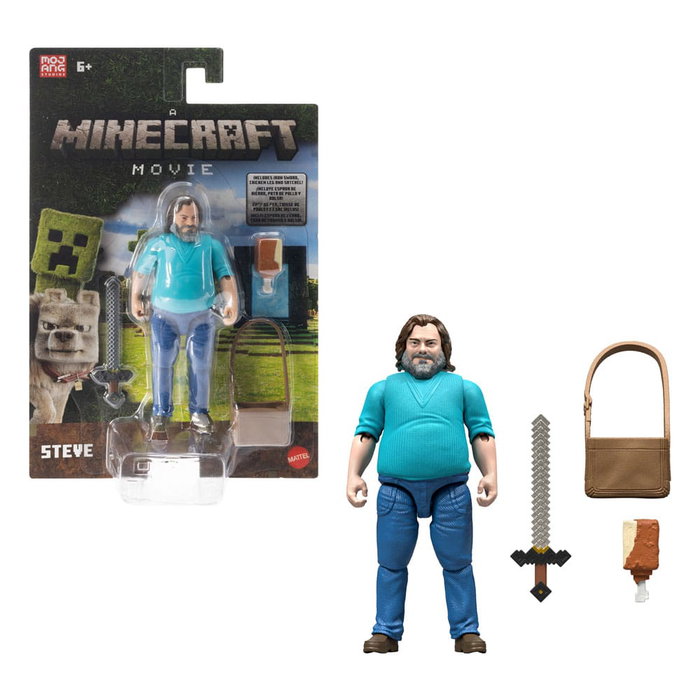 Una película de Minecraft Figura Steve 10 cm Una película de Minecraft Figura Steve 10 cm