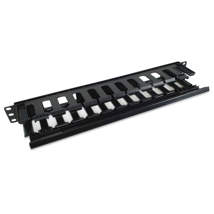 EQUIP Panel de gestión de cables de 19 pulgadas con placa trasera desmontable EQUIP Panel de gestión de cables de 19 pulgadas con placa trasera desmontable
