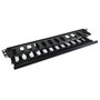 EQUIP Panel de gestión de cables de 19 pulgadas con placa trasera desmontable