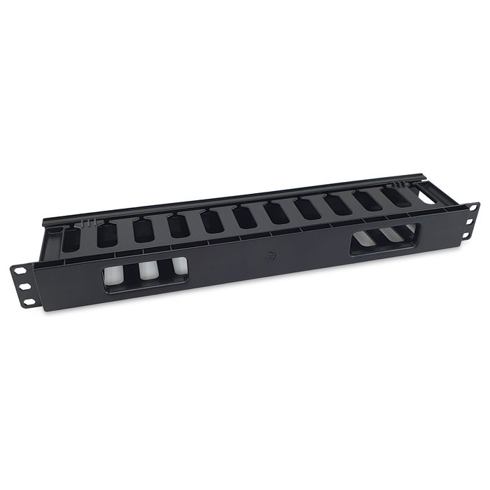 EQUIP Panel de gestión de cables de 19 pulgadas con placa trasera desmontable EQUIP Panel de gestión de cables de 19 pulgadas con placa trasera desmontable