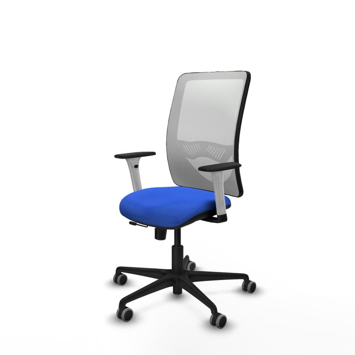PIQUERAS Y CRESPO Silla de oficina Zulema con mecanismo Sincro/Traslack, Azul y Blanco PIQUERAS Y CRESPO Silla de oficina Zulema con mecanismo Sincro/Traslack, Azul y Blanco