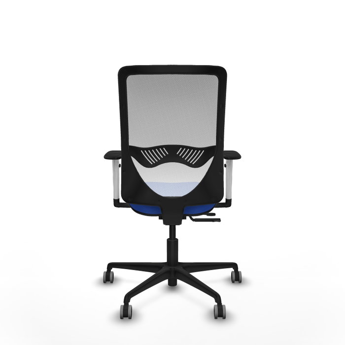 PIQUERAS Y CRESPO Silla de oficina Zulema con mecanismo Sincro/Traslack, Azul y Blanco PIQUERAS Y CRESPO Silla de oficina Zulema con mecanismo Sincro/Traslack, Azul y Blanco
