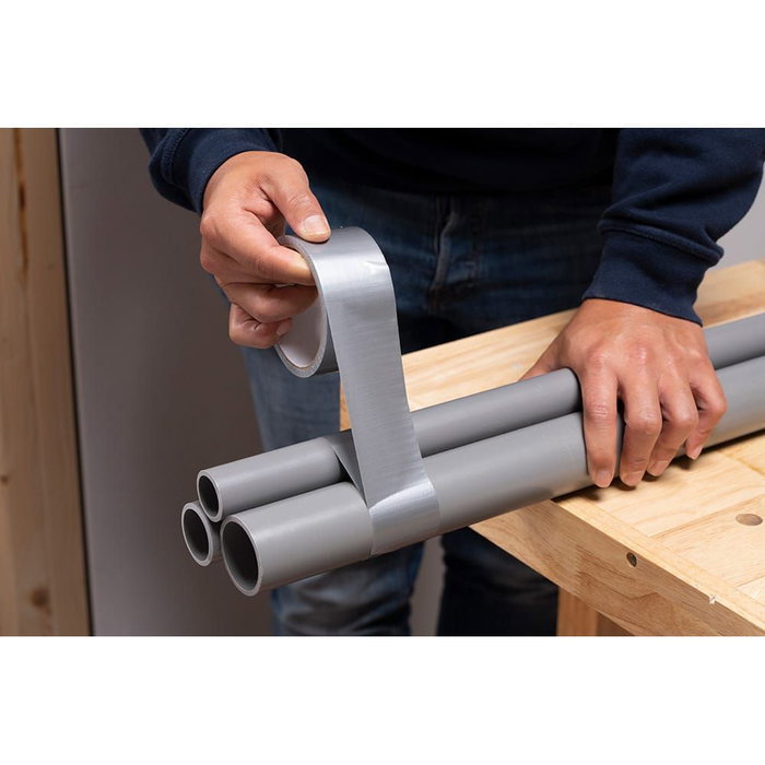 Black+Decker Cinta Americana Universal Plata 48 mm x 10 m Black+Decker Cinta Americana Universal Plata 48 mm x 10 m