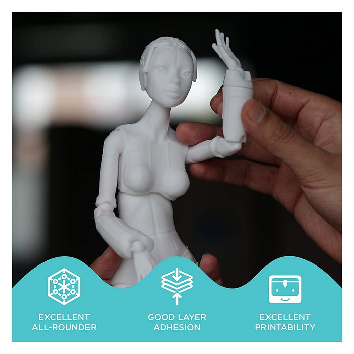Polmask Filamento PETG 1.75 mm Negro 3 kg para Impresión 3D Polmask Filamento PETG 1.75 mm Negro 3 kg para Impresión 3D