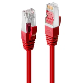 Lindy Cable Cat 6 S/FTP LSZH 0.5m Rojo