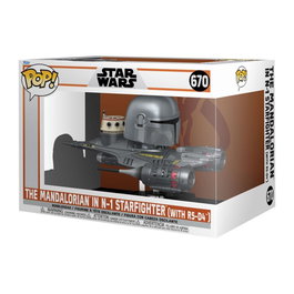 Funko Pop Rides The Mandalorian Star Figther N-01 Vehículo de Vinilo 12-15 cm