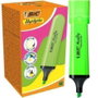 Bic Highlighter Flat Neón Caja 12 Marcadores Fluorescentes Verdes