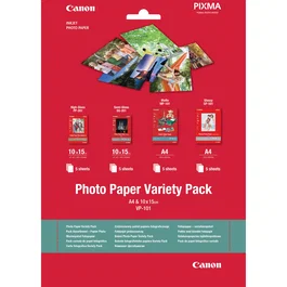 Canon VP-101 Photo Paper Variety Pack de 20 hojas