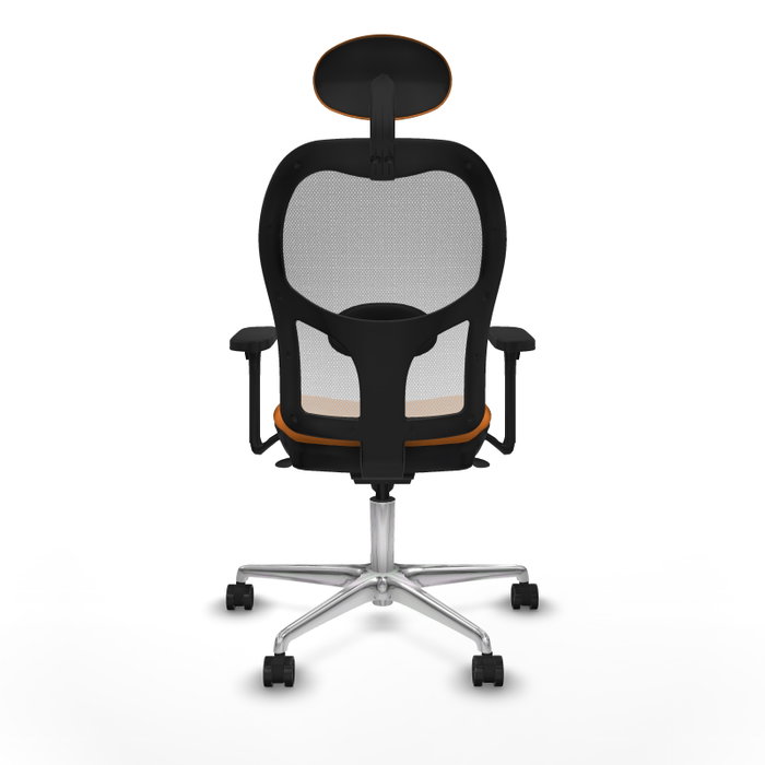PIQUERAS Y CRESPO Silla de oficina Jorquera Naranja y Blanco