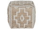 DKD Home Decor Reposapiés de Yute y Lana Natural