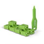 Lindy 47912 Bloqueador de Puerto SFP Verde ABS 10 Piezas