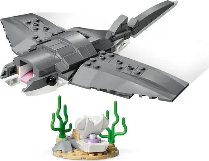 LEGO Creator 3 en 1 Feroz Tiburón con Cofre del Tesoro 31381 LEGO Creator 3 en 1 Feroz Tiburón con Cofre del Tesoro 31381