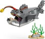 LEGO Creator 3 en 1 Feroz Tiburón con Cofre del Tesoro 31381