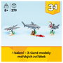 LEGO Creator 31381 Feroz Tiburón con Cofre del Tesoro