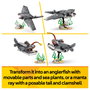 LEGO Creator 3 en 1 Feroz Tiburón con Cofre del Tesoro 31381