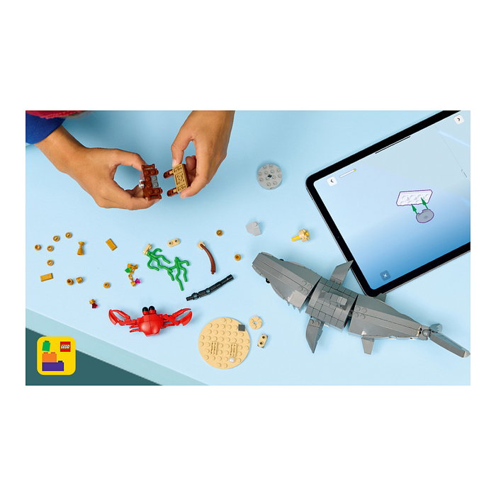 LEGO Creator 3 en 1 Feroz Tiburón con Cofre del Tesoro 31381 LEGO Creator 3 en 1 Feroz Tiburón con Cofre del Tesoro 31381