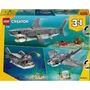 LEGO Creator 3 en 1 Feroz Tiburón con Cofre del Tesoro 31381