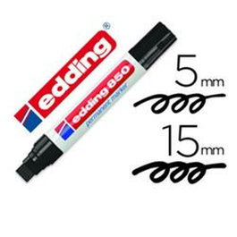 edding Marcador permanente 850, 5,0 - 16,0 mm, negro