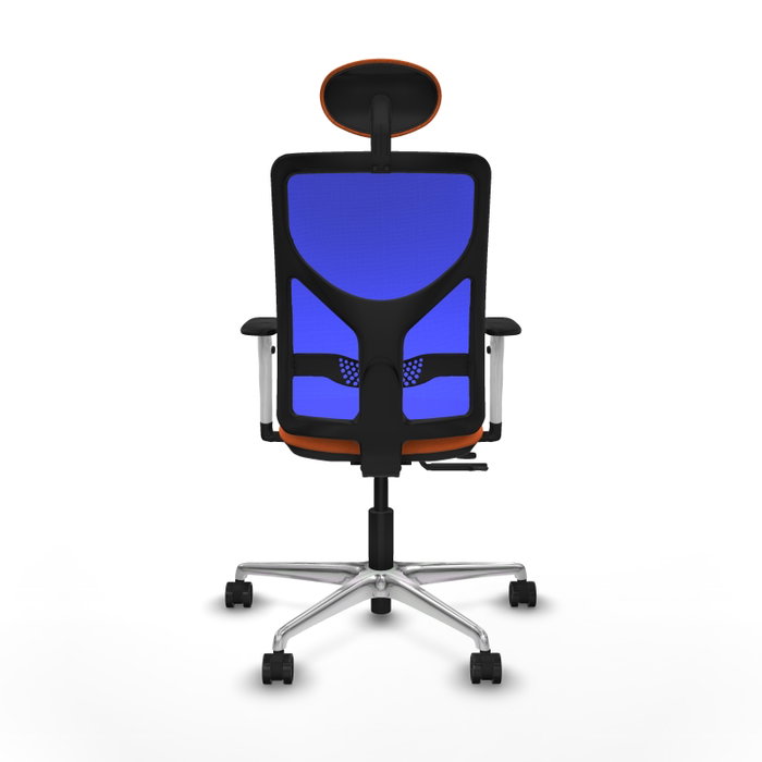 PIQUERAS Y CRESPO Silla de oficina Motilla con mecanismo Sincro/Traslack, Azul y Naranja PIQUERAS Y CRESPO Silla de oficina Motilla con mecanismo Sincro/Traslack, Azul y Naranja