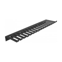DeLOCK 66728 Soporte para cables para montaje en pared, 325 x 90 mm, negro