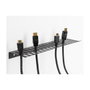 DeLOCK 66728 Soporte para cables para montaje en pared, 325 x 90 mm, negro