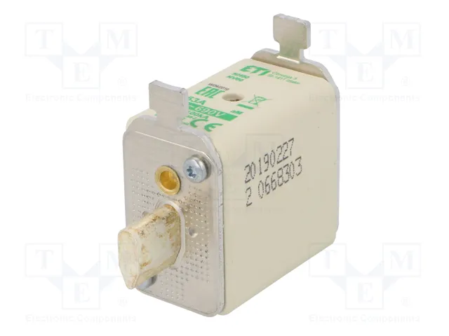 ETI POLAM Fusible de cartucho NH00 63A 690VAC ETI POLAM Fusible de cartucho NH00 63A 690VAC