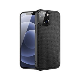 Nevox StyleShell NYLO Funda para iPhone 16e - Nylon y Policarbonato, Negro, Compatible con Apple iPhone 16e de 15,5 cm (6.1")