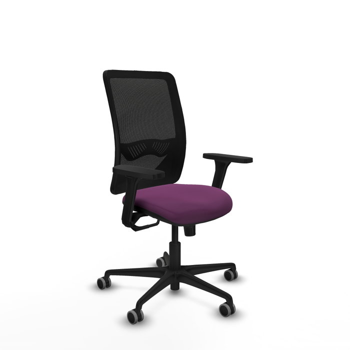 PIQUERAS Y CRESPO Silla de oficina Zulema con mecanismo Sincro, Morado y Negro PIQUERAS Y CRESPO Silla de oficina Zulema con mecanismo Sincro, Morado y Negro