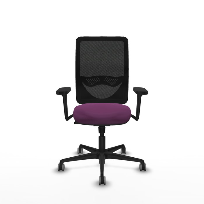 PIQUERAS Y CRESPO Silla de oficina Zulema con mecanismo Sincro, Morado y Negro PIQUERAS Y CRESPO Silla de oficina Zulema con mecanismo Sincro, Morado y Negro