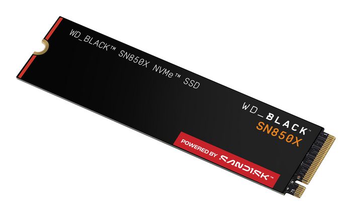 Western Digital WD_BLACK SN850X SSD NVMe M.2 PCIe 4.0 para Gaming, 4 TB, con velocidades de hasta 7300 MB/s, Negra