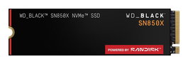 Western Digital WD_BLACK SN850X SSD NVMe M.2 PCIe 4.0 para Gaming, 4 TB, con velocidades de hasta 7300 MB/s, Negra
