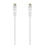 AISENS A145 0593 Cable de Red Latiguillo Cat6a UTP RJ45 10GbE 500MHz, 0.5m, Blanco, LSZH, Conectores Macho, 24 AWG Cobre, PoE Compatible