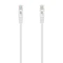 AISENS A145 0593 Cable de Red Latiguillo Cat6a UTP RJ45 10GbE 500MHz, 0.5m, Blanco, LSZH, Conectores Macho, 24 AWG Cobre, PoE Compatible