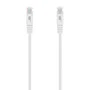 AISENS A145 0593 Cable de Red Latiguillo Cat6a UTP RJ45 10GbE 500MHz, 0.5m, Blanco, LSZH, Conectores Macho, 24 AWG Cobre, PoE Compatible