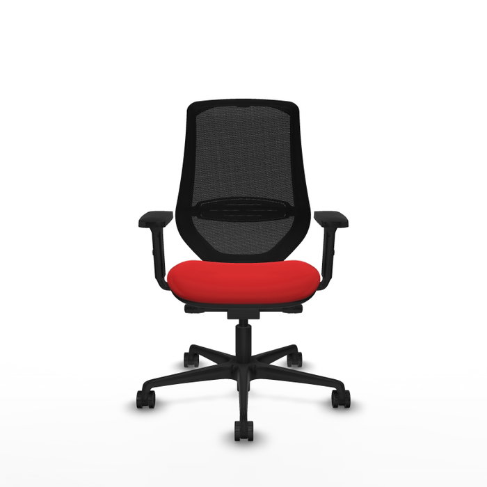 PIQUERAS Y CRESPO Silla de oficina Mardos con mecanismo Sincro/Traslack, Rojo y Negro PIQUERAS Y CRESPO Silla de oficina Mardos con mecanismo Sincro/Traslack, Rojo y Negro